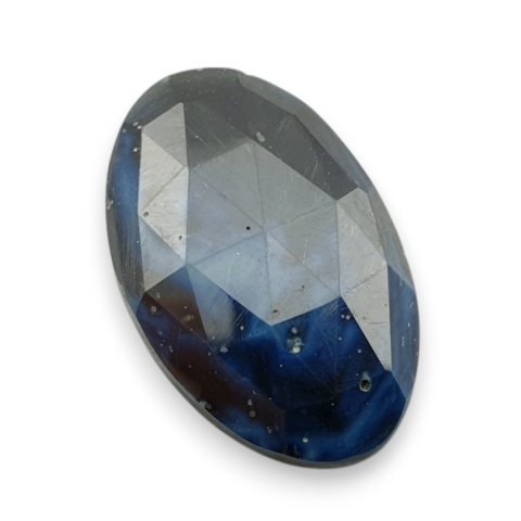 Leland blue faceted cabochon 30x19 mm no 6 Leland blue faceted cabochon 30x19 mm no 6