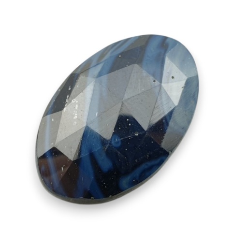 Leland blue faceted cabochon 31x20 mm no 32 Leland blue faceted cabochon 31x20 mm no 32