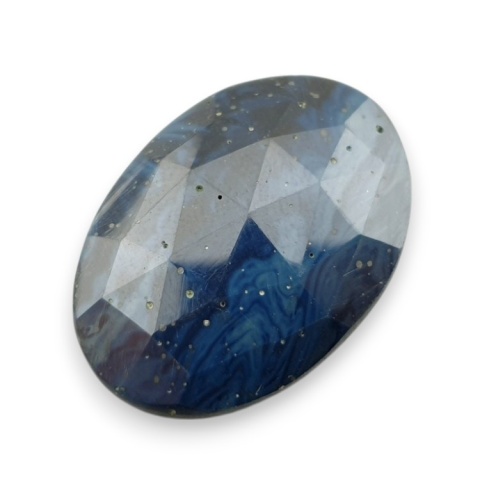 Leland blue faceted cabochon 31x22 mm no 15 Leland blue faceted cabochon 31x22 mm no 15