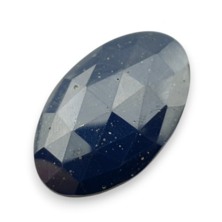 Leland blue faceted cabochon 32x20 mm no 5