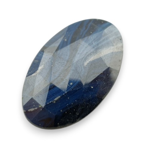 Leland blue faceted cabochon 33x21 mm no 14 Leland blue faceted cabochon 33x21 mm no 14