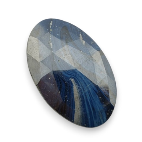 Leland blue faceted cabochon 33x21 mm no 14 Leland blue faceted cabochon 33x21 mm no 14