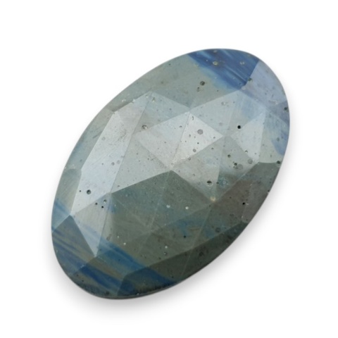Leland blue faceted cabochon 33x21 mm no 21 Leland blue faceted cabochon 33x21 mm no 21