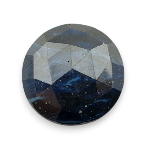 Leland blue faceted cabochon fi 23 mm no 3 Leland blue faceted cabochon fi 23 mm no 3