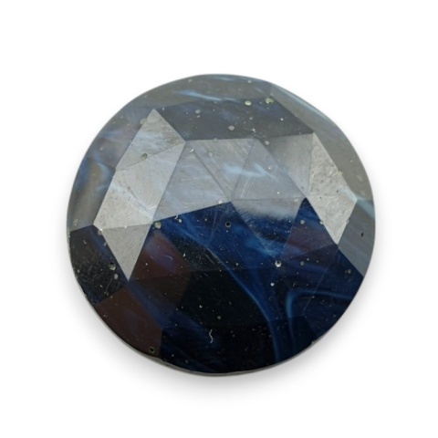 Leland blue faceted cabochon fi 23 mm no 3 Leland blue faceted cabochon fi 23 mm no 3