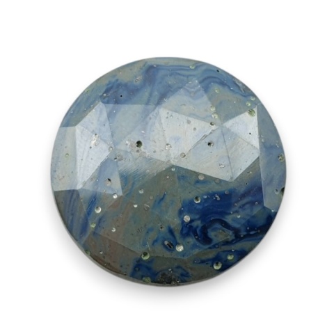 Leland blue faceted cabochon fi 24 mm no 2 Leland blue faceted cabochon fi 24 mm no 2