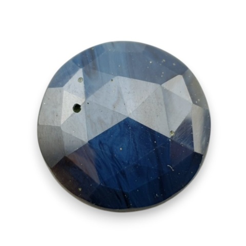 Leland blue faceted cabochon fi 25 mm no 12 Leland blue faceted cabochon fi 25 mm no 12