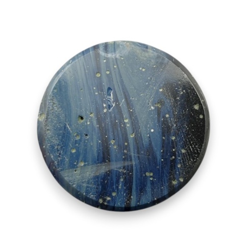 Leland blue faceted cabochon fi 25 mm no 4 Leland blue faceted cabochon fi 25 mm no 4