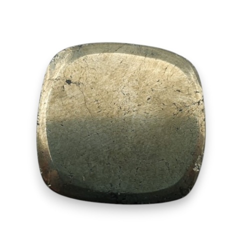 Pyrite faceted cabochon 20x19 mm no 50 Pyrite faceted cabochon 20x19 mm no 50