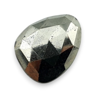 Pyrite faceted cabochon 22x18 mm no 22