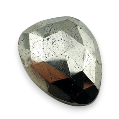 Pyrite faceted cabochon 22x18 mm no 22 Pyrite faceted cabochon 22x18 mm no 22