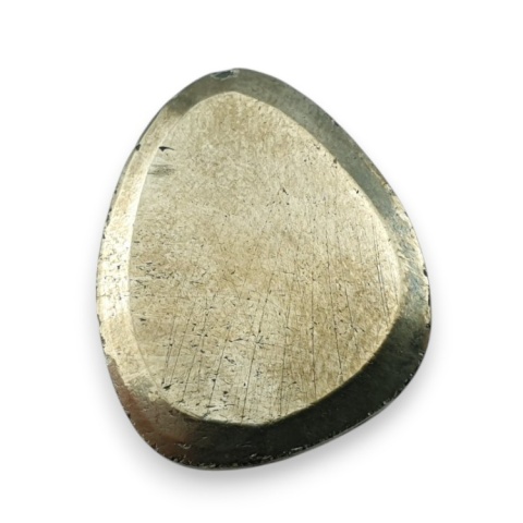 Pyrite faceted cabochon 22x18 mm no 22 Pyrite faceted cabochon 22x18 mm no 22