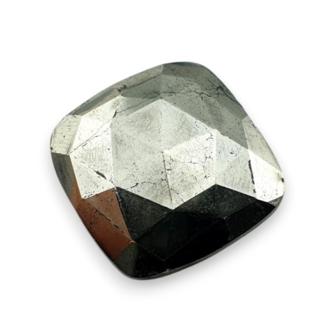 Pyrite faceted cabochon 22x21 mm no 28 Pyrite faceted cabochon 22x21 mm no 28