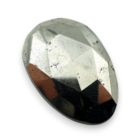 Pyrite faceted cabochon 23x15 mm no 25 Pyrite faceted cabochon 23x15 mm no 25