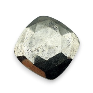 Pyrite faceted cabochon 23x22 mm no 1