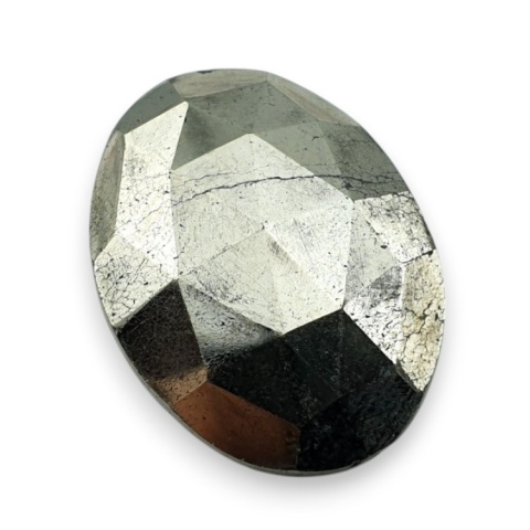 Pyrite faceted cabochon 24x18 mm no 33 Pyrite faceted cabochon 24x18 mm no 33
