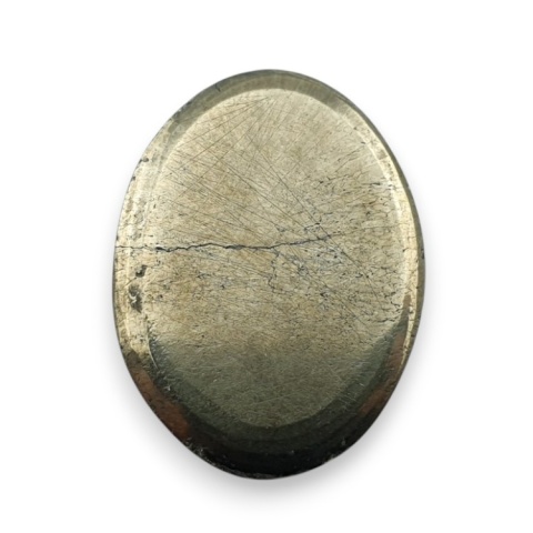 Pyrite faceted cabochon 24x18 mm no 33 Pyrite faceted cabochon 24x18 mm no 33
