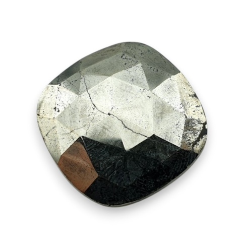 Pyrite faceted cabochon 24x24 mm no 21 Pyrite faceted cabochon 24x24 mm no 21