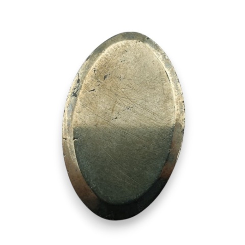 Pyrite faceted cabochon 25x16 mm no 35 Pyrite faceted cabochon 25x16 mm no 35
