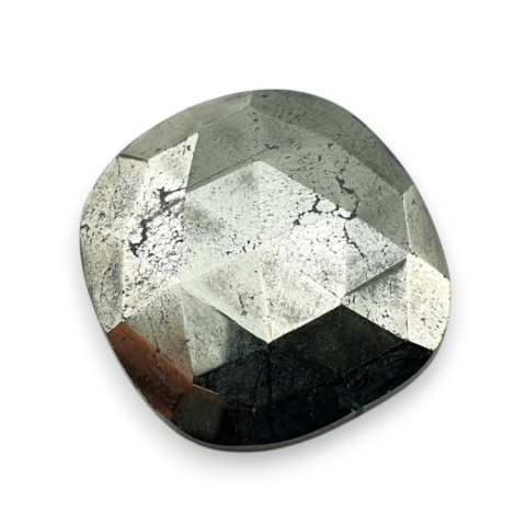 Pyrite faceted cabochon 25x24 mm no 31 Pyrite faceted cabochon 25x24 mm no 31
