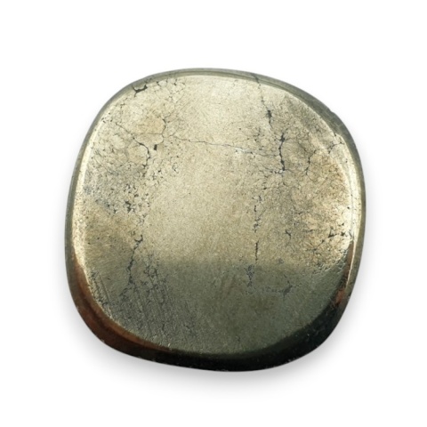 Pyrite faceted cabochon 25x24 mm no 31 Pyrite faceted cabochon 25x24 mm no 31