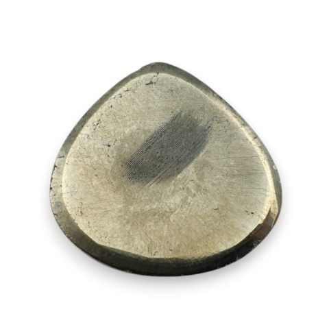 Pyrite faceted cabochon 25x24 mm no 42