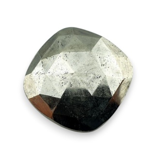 Pyrite faceted cabochon 25x25 mm no 36