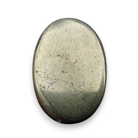 Pyrite faceted cabochon 26x18 mm no 5 Pyrite faceted cabochon 26x18 mm no 5