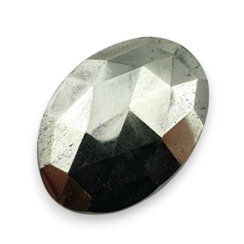 Pyrite faceted cabochon 26x19 mm no 48 Pyrite faceted cabochon 26x19 mm no 48