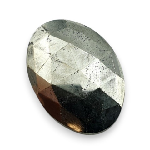 Pyrite faceted cabochon 27x19 mm no 46 Pyrite faceted cabochon 27x19 mm no 46