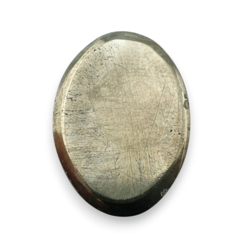 Pyrite faceted cabochon 27x19 mm no 46 Pyrite faceted cabochon 27x19 mm no 46