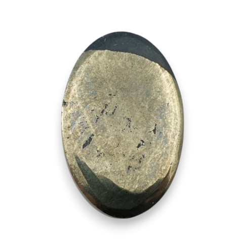 Pyrite faceted cabochon 28x18 mm no 37 Pyrite faceted cabochon 28x18 mm no 37