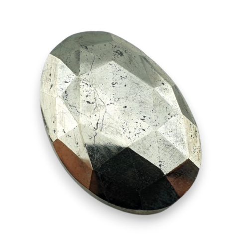 Pyrite faceted cabochon 28x19 mm no 34 Pyrite faceted cabochon 28x19 mm no 34