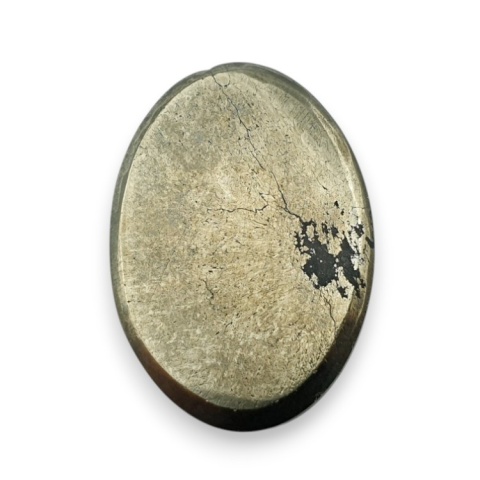 Pyrite faceted cabochon 28x19 mm no 39 Pyrite faceted cabochon 28x19 mm no 39