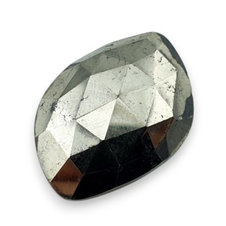 Pyrite faceted cabochon 28x19 mm no 41