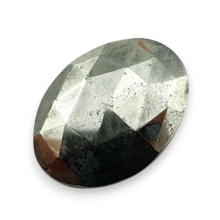 Pyrite faceted cabochon 28x20 mm no 45