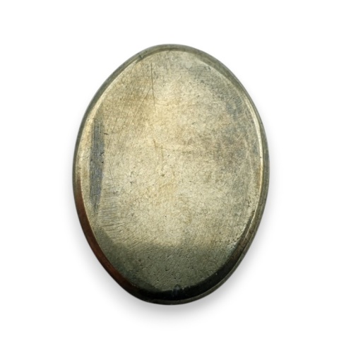 Pyrite faceted cabochon 28x20 mm no 45 Pyrite faceted cabochon 28x20 mm no 45