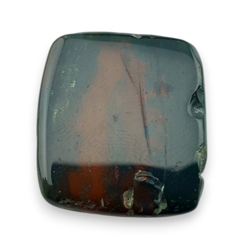 Bloodstone faceted cabochon 20x18 mm no 18 Bloodstone faceted cabochon 20x18 mm no 18