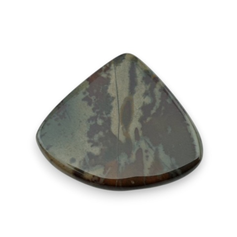 Bloodstone faceted cabochon 23x21 mm no 11