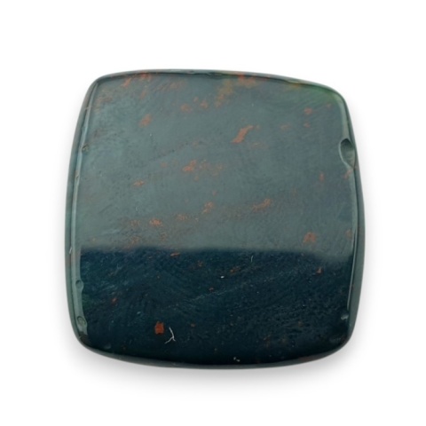 Bloodstone faceted cabochon 23x23 mm no 7 Bloodstone faceted cabochon 23x23 mm no 7