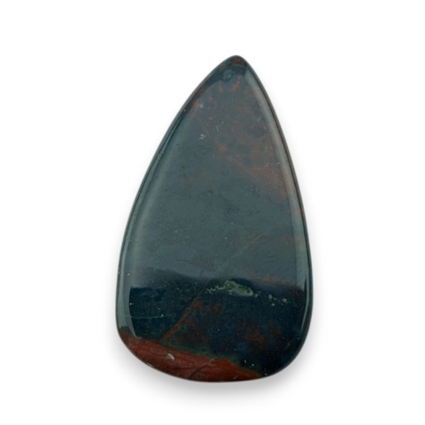 Bloodstone faceted cabochon 26x15 mm no 4 Bloodstone faceted cabochon 26x15 mm no 4
