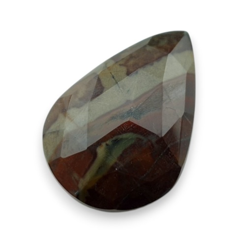 Bloodstone faceted cabochon 26x19 mm no 34 Bloodstone faceted cabochon 26x19 mm no 34