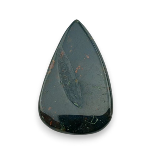 Bloodstone faceted cabochon 27x17 mm no 17 Bloodstone faceted cabochon 27x17 mm no 17