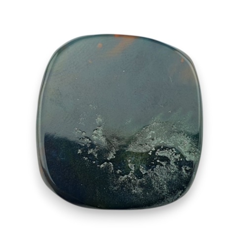 Bloodstone faceted cabochon 27x26 mm no 16 Bloodstone faceted cabochon 27x26 mm no 16