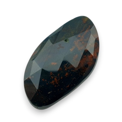 Bloodstone faceted cabochon 29x16 mm no 32 Bloodstone faceted cabochon 29x16 mm no 32