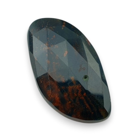 Bloodstone faceted cabochon 29x16 mm no 32 Bloodstone faceted cabochon 29x16 mm no 32