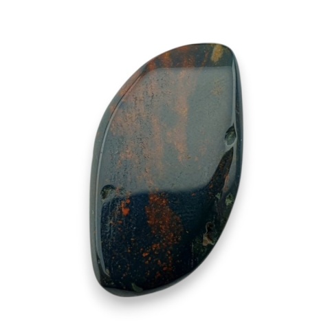 Bloodstone faceted cabochon 29x16 mm no 32 Bloodstone faceted cabochon 29x16 mm no 32