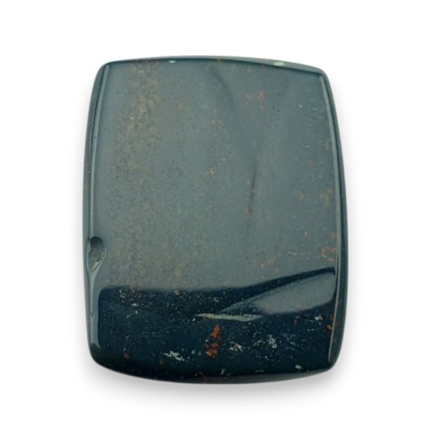 Bloodstone faceted cabochon 30x23 mm no 23