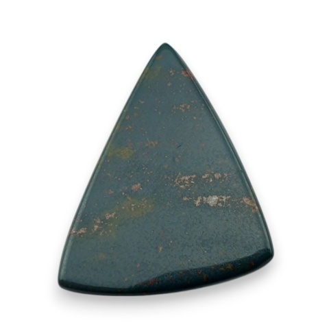 Bloodstone faceted cabochon 31x22 mm no 12