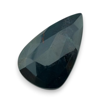 Bloodstone faceted cabochon 32x19 mm no 19